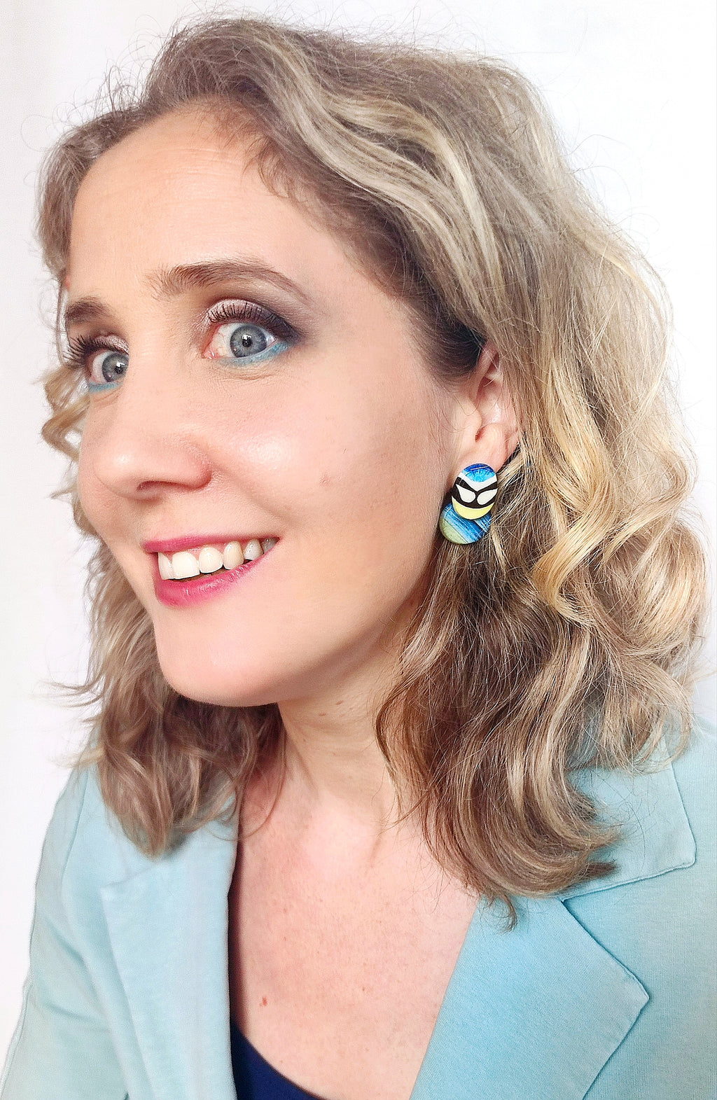 Boucles Cyan (petit format)
