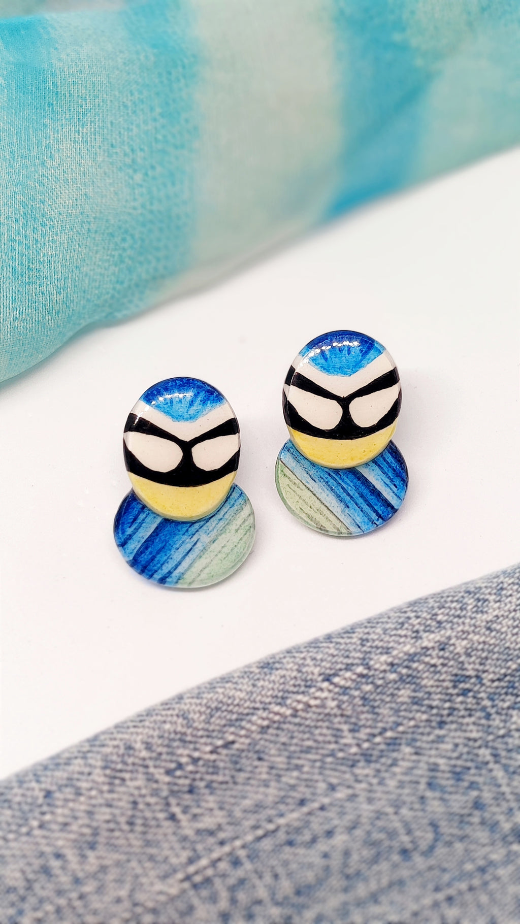 Boucles Cyan (petit format)