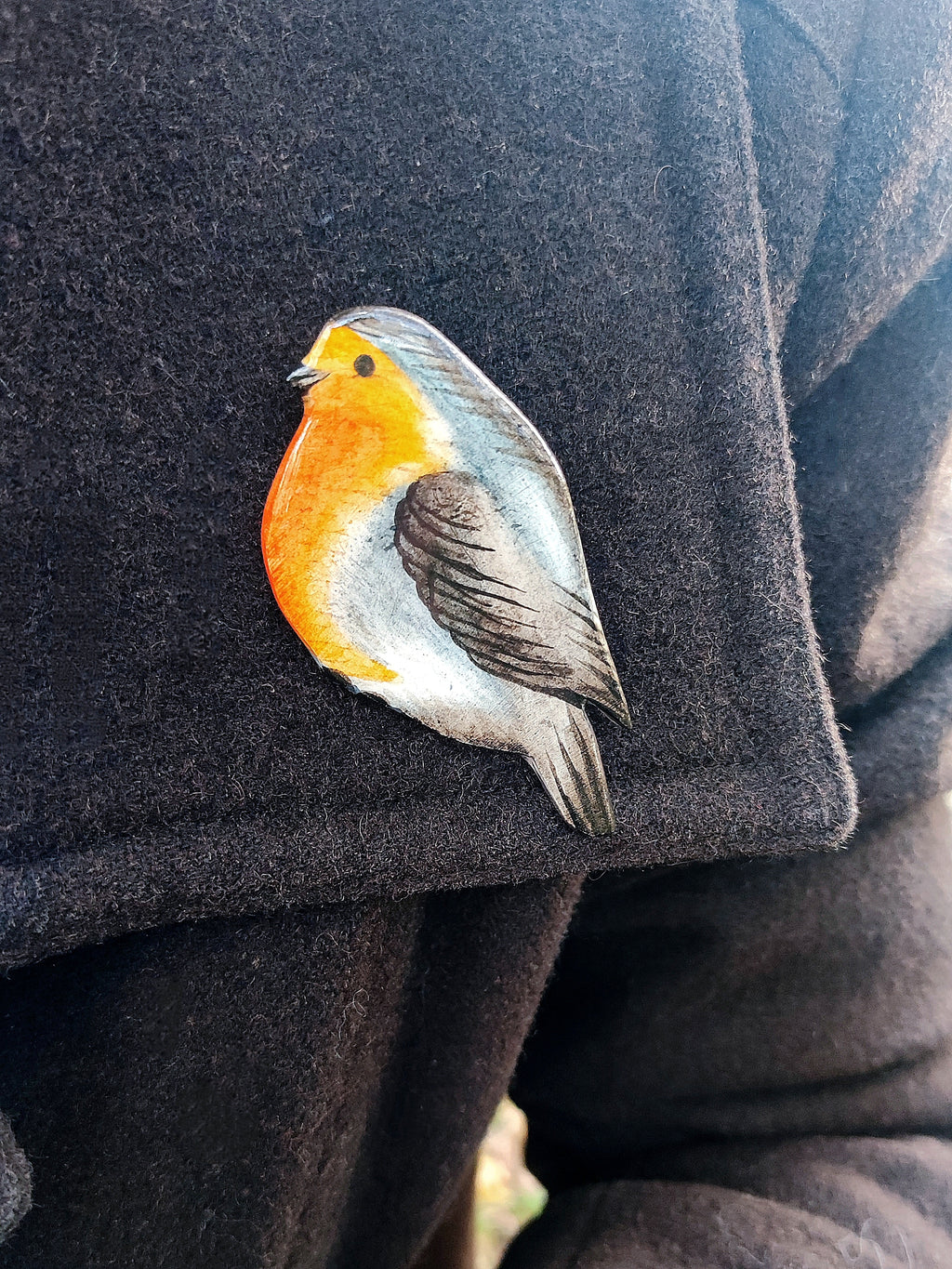Broche Robin