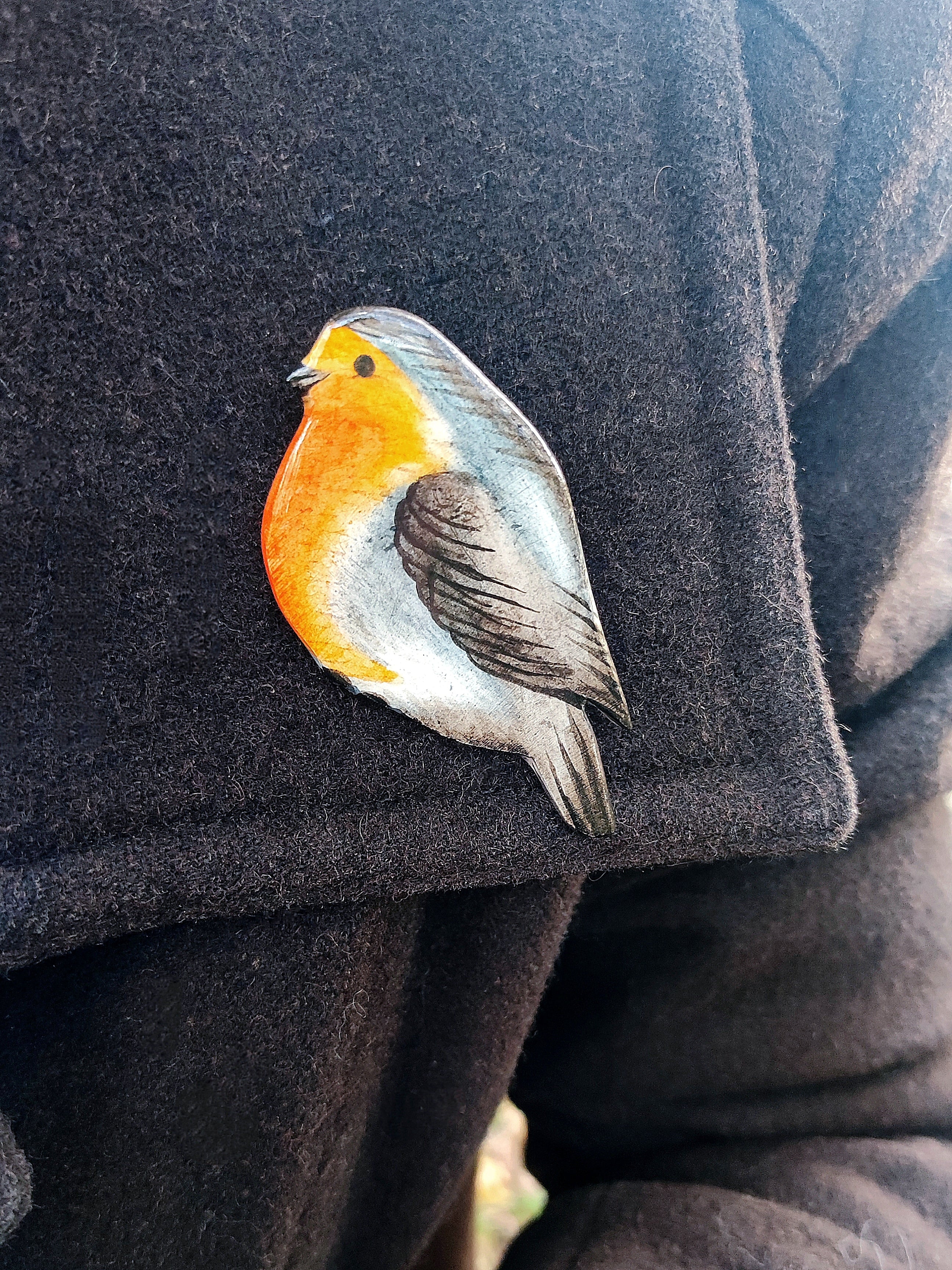 Broche Robin